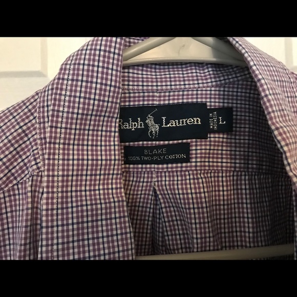 Ralph Lauren Polo button down size L - Picture 2 of 2